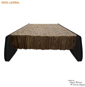 Arranhador de Gato Esteira de Chão B500 Preto - Sheep Estofados - Preto