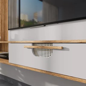 Painel Jeri Cinamomo/Off White - Bechara Móveis