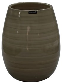 Vaso Aberto decorativo em Cerâmica Carolina Haveroth – Salar Alto Brilho
