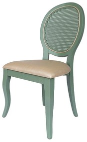 Cadeira Delicate Assento MDF Encosto PALHA  - Toscana Clássico Kleiner