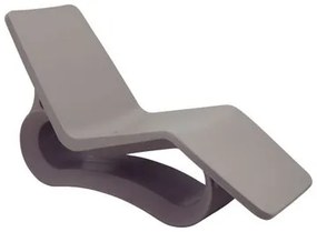 Espreguiçadeira Chaise Tramontina Octo em Polietileno Concreto Com Furo