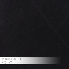 Kit 2 Cadeiras Decorativas Sala De Jantar Belford Madeira Veludo Preto G48 - Gran Belo