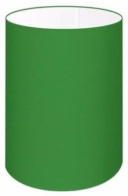 Cúpula em tecido cilíndrica abajur luminária cp-4012 18x25cm verde folha