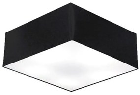 Plafon Para Sala de tv Quadrado TV-3050 Cúpula Cor Preto