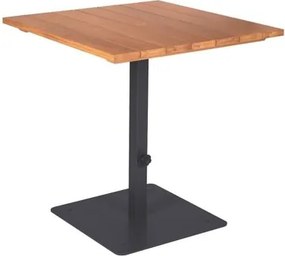 Mesa Quadrada Tramontina Urban Highline 70cm Cumaru com Base Metálica