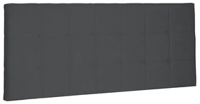 Cabeceira Painel Verona Para Cama Box Queen 160 cm Suede - D'Rossi - Cinza