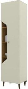 Paneleiro Cozinha Armário 1 Porta 6 Prateleiras MDF