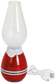 Luminária Led Recarregável Vermelha 1 Peça