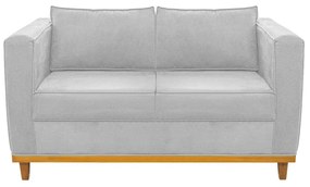 Sofá 2 Lugares Europa Corano Branco ADJ Decor