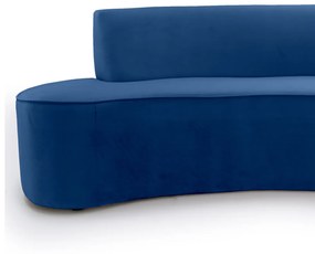 Sofá 4 Lugares Porto D07 230cm para Sala Living Veludo Marinho - D'Rossi
