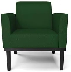 Sofá Namoradeira e 2 Poltronas Base Madeira Preto Maressa Veludo Luxo