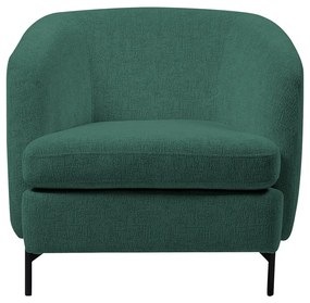 Poltrona Decorativa Sala de Estar Salem Pés Metálicos Bouclê Rústico Azul Aquamarine G92 - Gran Belo