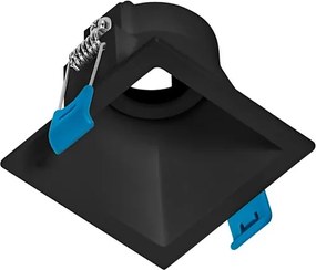 Plafon Embutir Aluminio Preto