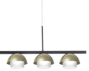 Pendente Bros Assimétrico 25X12X120Cm Metal Alumínio E Vidro 05Xg9 - O... (DOURADO FOSCO)