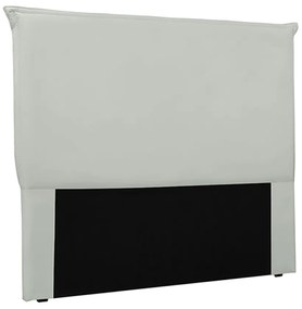 Cabeceira Decorativa Casal 1,40M Trento Veludo Prata G63 - Gran Belo