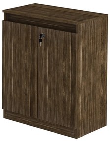 Balcão com Chave para Escritório Home Office ME4149 Nogal G69 - Gran Belo