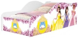 Cama Solteiro Infantil 188x88cm Personagens Princesa Rosa Z53 - Mpozen
