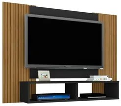 Painel Suspenso Para TV Até 48 Polegadas Navi Preto Fosco/Ripado - Bec