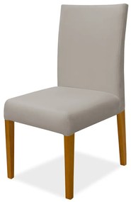 Cadeira de Jantar Milan Veludo Nude