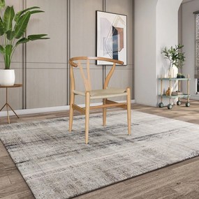 Kit 2 Cadeiras Decorativas Sala de Jantar e Cozinha Bella Madeira Bétula Bege G56 - Gran Belo