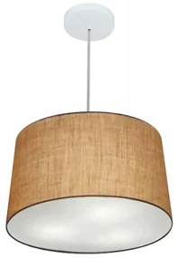 Pendente Cone Palha MJ-4156 Para Mesa de Jantar e Estar