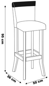 Kit 2 Banquetas Decorativas Sala de Jantar Milena Linho Bege G42 - Gran Belo
