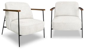 Kit 2 Poltronas Odense SPZ Decorativa Sala Boucle - ADJ Decor