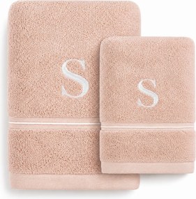 Kit Toalha de Banho e Rosto Kacyumara 100% Algodão Lázio Tinto  - Rose  Rose