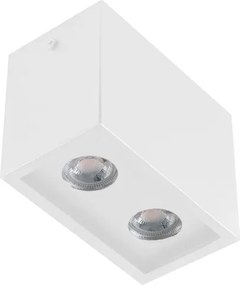 Plafon De Sobrepor Aluminio 10X5,5Cm Piccolo - BRANCO