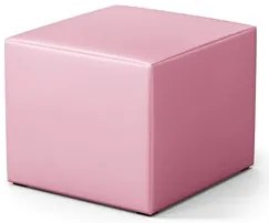 Poltrona de Amamentação Pés Madeira e Puff Letícia Sintético Rosa - Ph