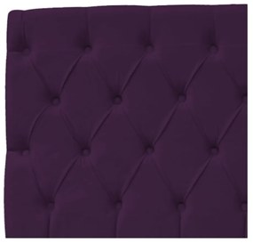 Cabeceira Estofada Liverpool 140 cm Casal Suede Roxo - ADJ Decor