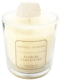 Vela Aromática Flor de Laranjeira Cristal  Cristal