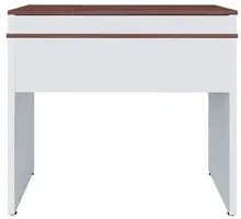 Escrivaninha Office com Tampo Dobrável Mobile Mind Ipê/Branco - Artany