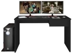 Mesa para Computador Notebook Desk Game DRX 8000 Z19 Preto - Mpozenato