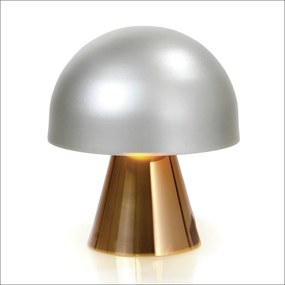 Abajur Mushroom Ø14X15Cm Metal Alumínio 03Xg9 - Old Artisan Abj-5830 (ONIX)