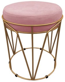 KIT 02 PUFF BABU SUEDE BASE DOURADO DROS - Rose