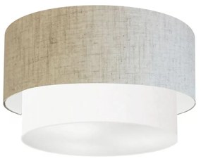 Plafon Para Banheiro Cilíndrico SB-3045 Cúpula Cor Rústico Bege Branco