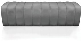 Calçadeira Olivia Queen 160 cm Veludo - D'Rossi - Cinza