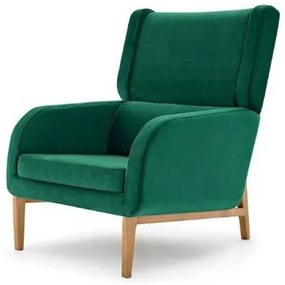 Poltrona Memphis Fixa Verde Base Amendoa 105cm - 61813 Sun House
