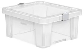 Caixa Organizadora Tramontina Office 17 L em Polipropileno Transparente