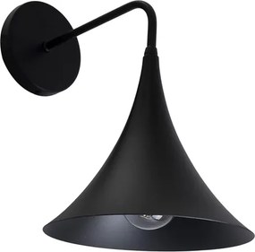 Arandela Alumínio Preto Ip62 Campana Uno
