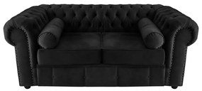 Sofá Chesterfield 02 Lugares 1.80 com Tachas - Wood Prime 25998