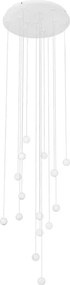 Pendente Led Aluminio 58W 3000K Marionete - BRANCO