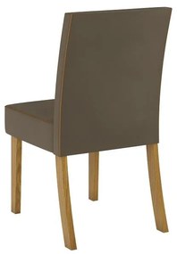 Kit Conjunto 2 Cadeiras Maris Sala de Jantar Nature Bege