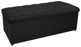 Calçadeira Copenhague 195 cm King Size Corano Preto - ADJ Decor