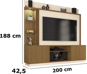 Home Atlanta Cinamomo Off White Ripado – Moveis Bechara