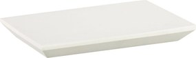 Bandeja Slim Resina 200X120mm Off White Fosco