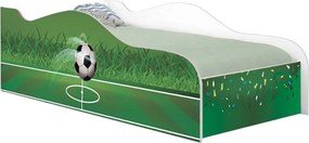 Mini Cama Infantil 157,5x72,5cm com Proteção Lateral Personagens K02 - D'Rossi - COPA FUTEBOL