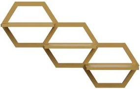 Estante Aérea Barva Tri Ocre Woodyou 1,36x20x85 cm