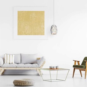 Luminária Pendente Faces Oval Branco em Aço Startec - Bivolt